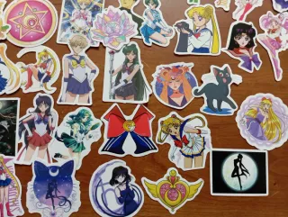Sailor Moon 80 pegatinas serie anime manga