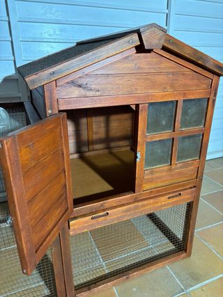 Gallinero/Conejera Madera Restaurada