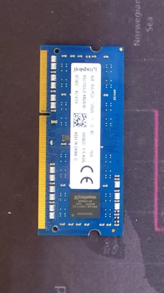4 Gb de RAM DDR3 Kingston para portátil