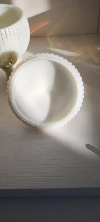 Azucarero Cristal Opalina Portieux 1907