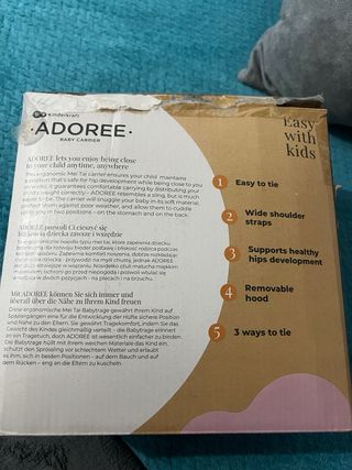 Portabebés Kinderkraft ADOREE 3m+