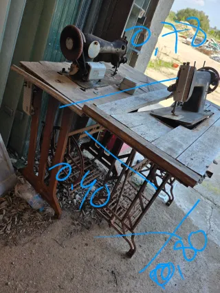 Máquina de coser Alfa para restaurar