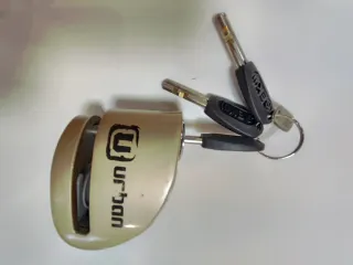 URBAN ANTIRROBO CON ALARMA PARA MOTO CANDADO DISCO