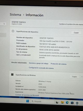 Portátil Dell Inspiron 15 3530 Intel i5 15.6FHD