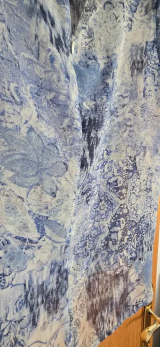 Camiseta estampada azul - MANGO