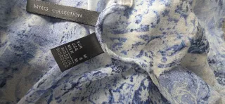 Camiseta estampada azul - MANGO