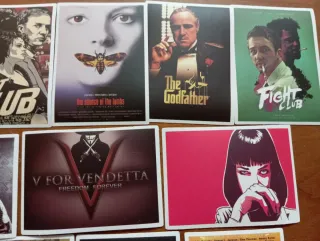 20 Pegatinas de Películas de Acción