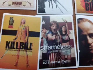 20 Pegatinas de Películas de Acción