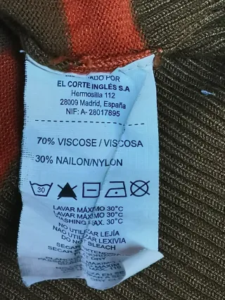 Jersey de rayas. Talla 48.