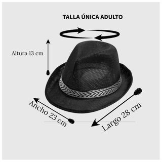 Lote 12 Sombreros Fedora Fiesta Adulto Amarillo