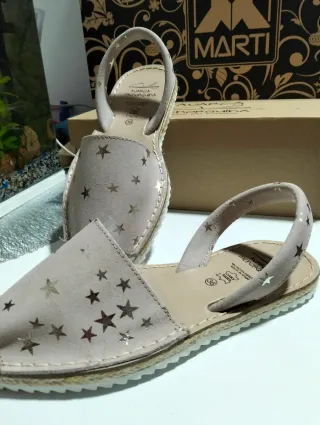 Avarca menorquina Talla 36 Estrellas Doradas