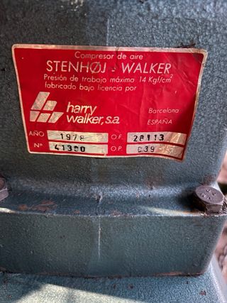 Compresor industrial URSUS 2 pistones