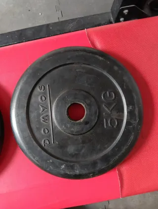 Discos de pesas 5kg de caucho