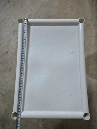 Estantería Plástico Desmontable Blanca