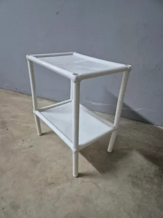Estantería Plástico Desmontable Blanca