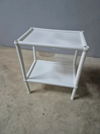 Estantería Plástico Desmontable Blanca