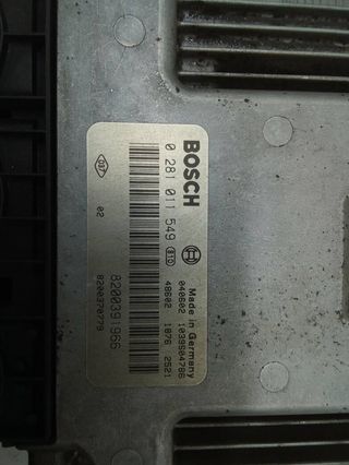 1216592 centralita motor renault 0281011549 scenic