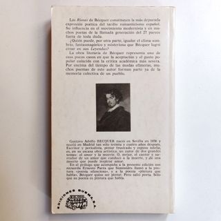Rimas y Leyendas. Bécquer