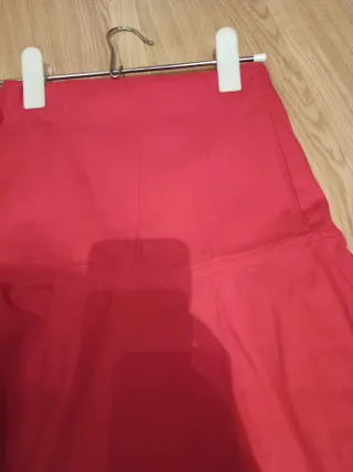 Falda Gótica Punk Pin Up Roja