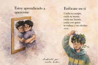 Lámina A4  Estoy aprendiendo a quererme