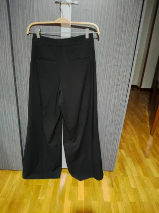 Pantalón Zara Wide Leg Negro