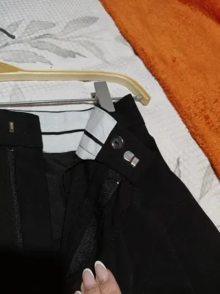 Pantalón Zara Wide Leg Negro