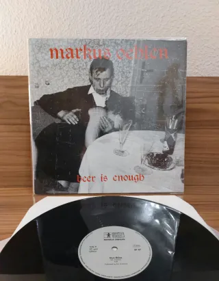 12" Original Vinilo Markus Oehlen – Beer Is Enoug