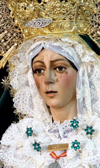 Virgen tamaño natural