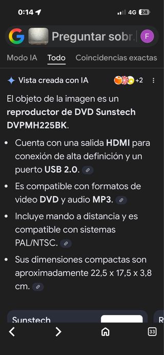 DVD SUNSTECH DVPMH225