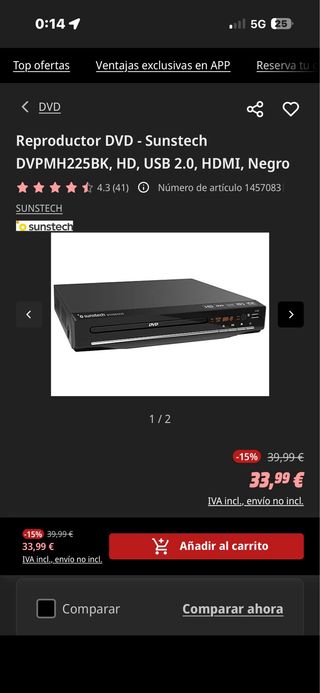 DVD SUNSTECH DVPMH225