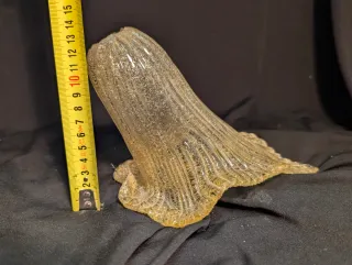 Tulipano in Cristallo Murano Vintage Pulegoso