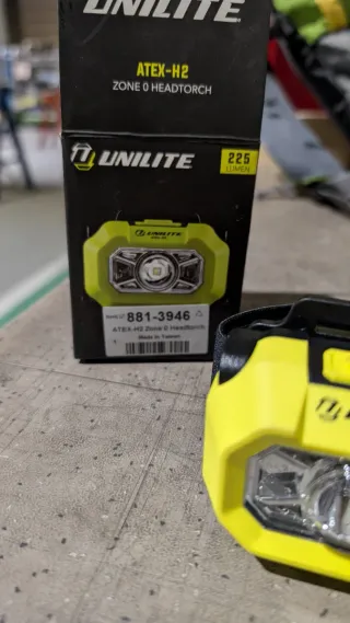 Linterna frontal UNILITE ATEX-H2