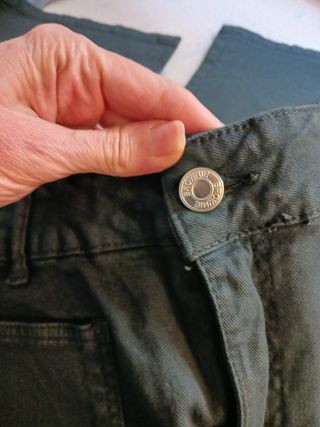 Pantalón culotte denim negro Brownie nuevo con eti