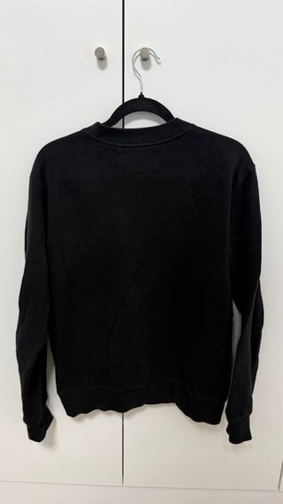 Sudadera Stone Island Negra Cuello Redondo