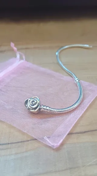 Pulsera para charms | Rosa