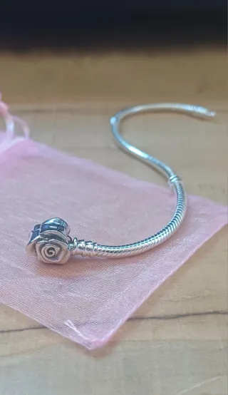 Pulsera para charms | Rosa