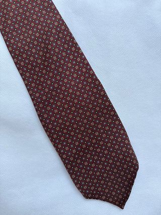 Corbata Trussardi Vintage Burdeos