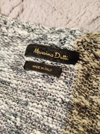 Chaqueta Massimo Dutti Gris y Blanca