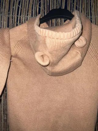 Chaqueta punto bebé Kiabi con capucha 36 meses