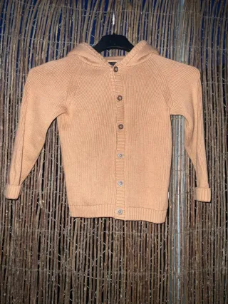 Chaqueta punto bebé Kiabi con capucha 36 meses