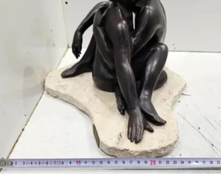 FIGURA DE BRONCE PAREJA AMANTES DE ITALICA