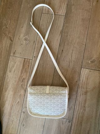 Bolso Goyard Blanco y Beige