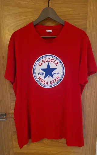 Camiseta roja Galicia Mola Star