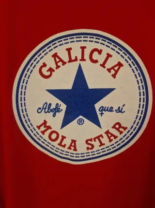 Camiseta roja Galicia Mola Star