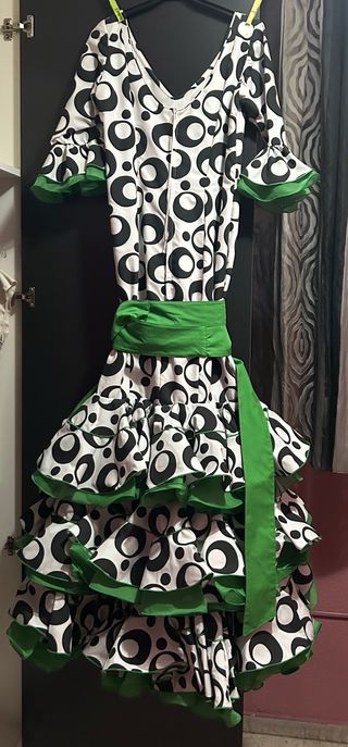Vestido Flamenca Lunares Grandes
