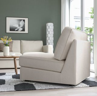 Sillón Cama 1 Plaza Beige