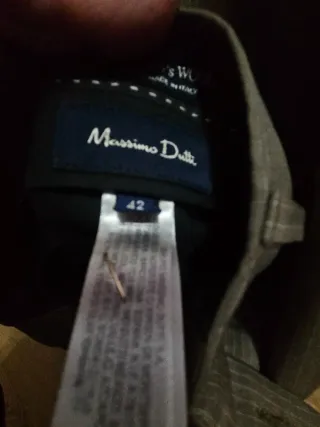 Traje chaqueta rayas marrón