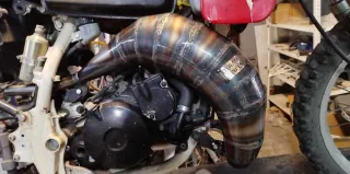 Escape Honda CRM 125 Feito à Mão