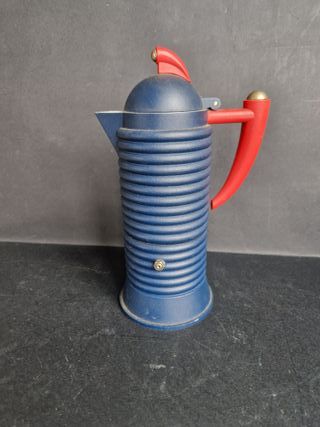 Caffettiera Calderoni Memphis Blu/Rosso