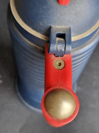 Caffettiera Calderoni Memphis Blu/Rosso